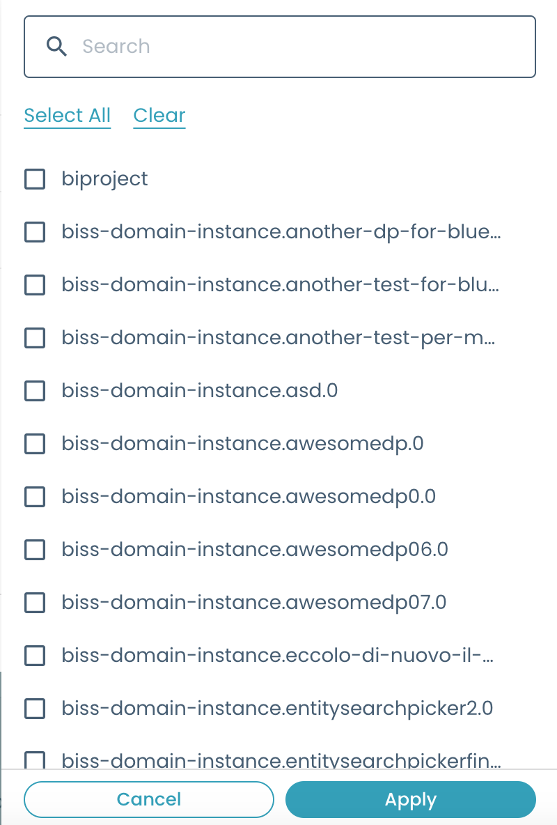 EntitySearchPicker single selection field