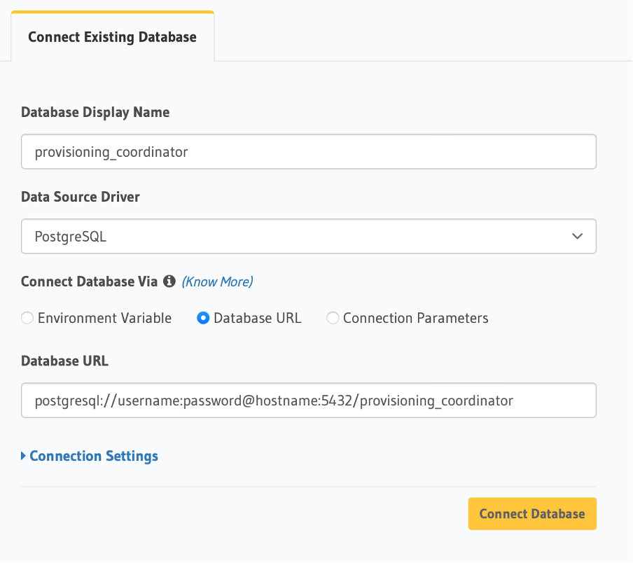 Hasura - Add databases