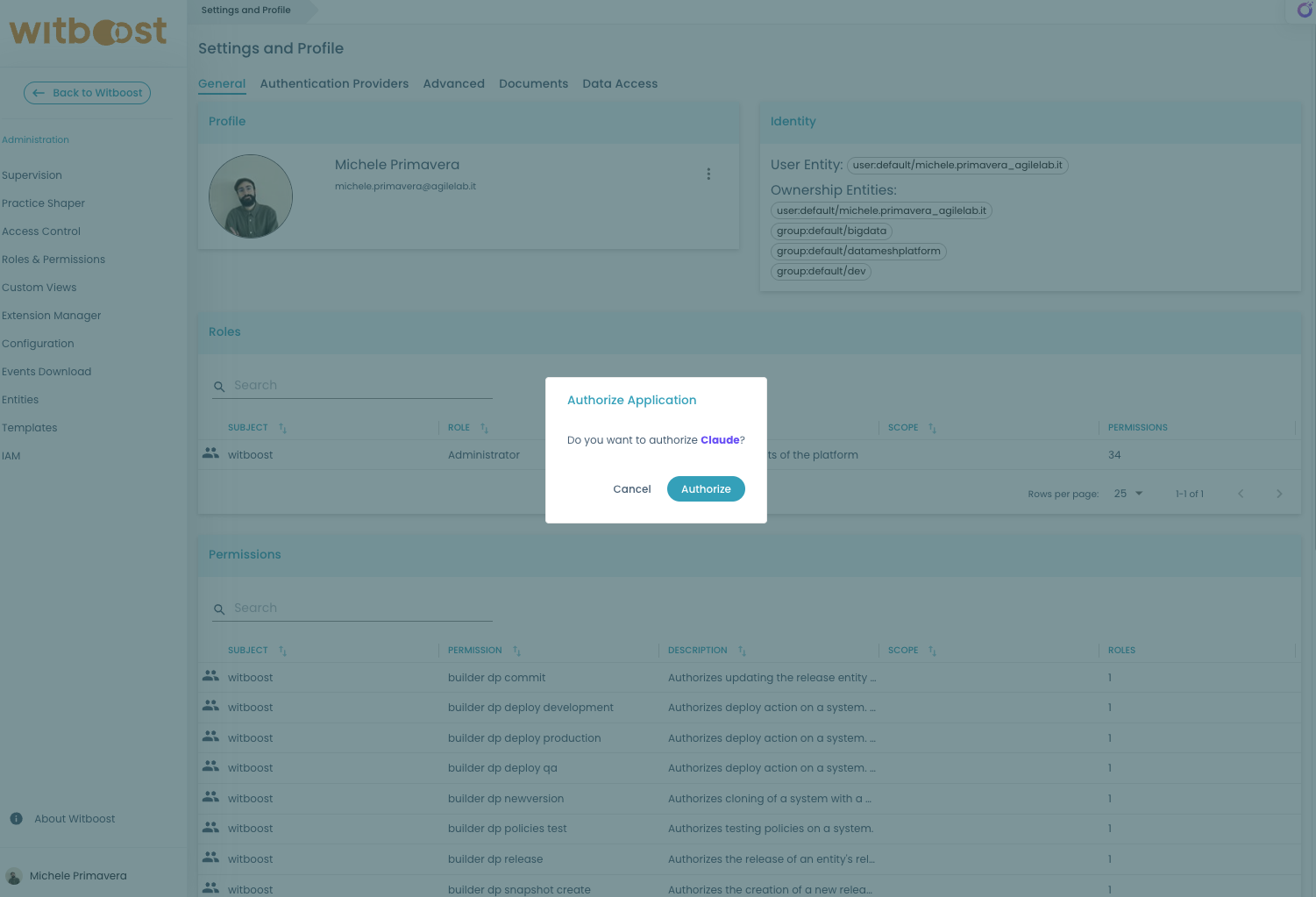 MCP Server auth