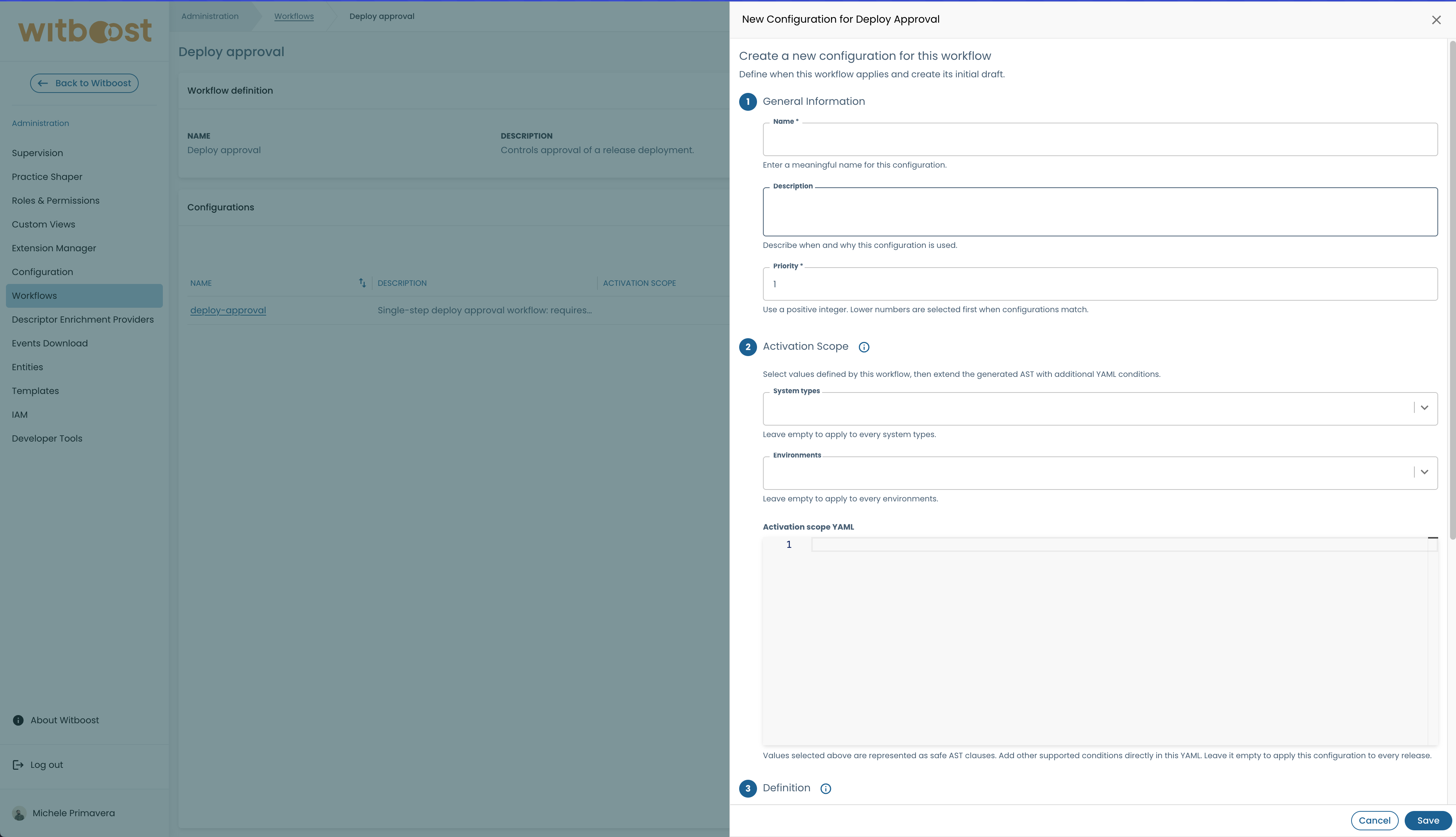 Create Configuration